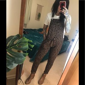 z supply leopard overalls